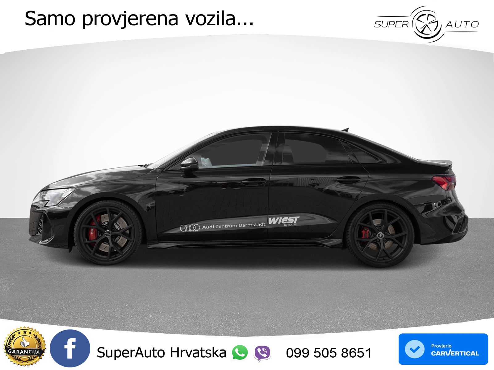 Audi RS3 Sedan 2.5 TFSI (400 KS) quattro S tronic LED+GR SJED+ACC