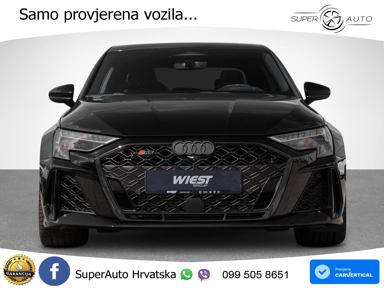 Audi RS3 Sedan 2.5 TFSI (400 KS) quattro S tronic LED+GR SJED+ACC