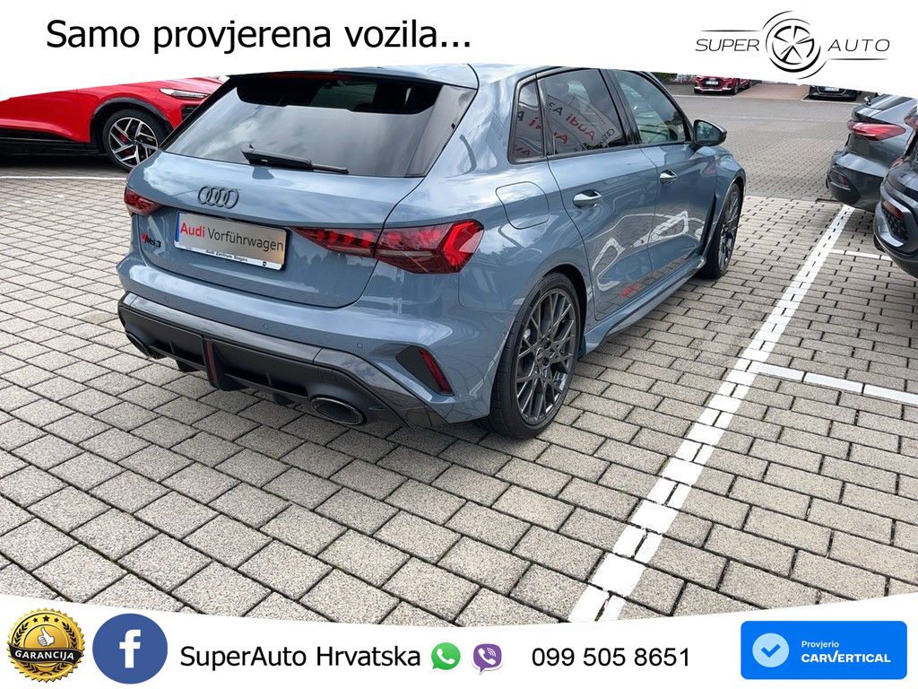 Audi RS3 Sedan 2.5 TFSI (400 KS) quattro S tronic LED+GR SJED+ACC