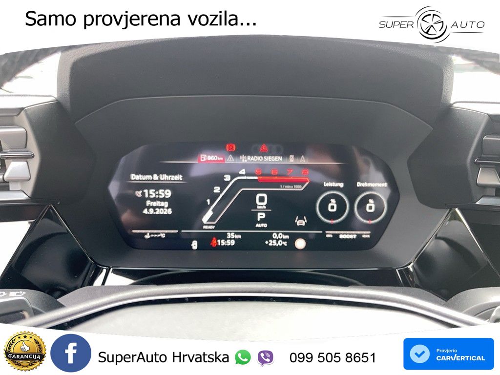 Audi RS3 Sedan 2.5 TFSI (400 KS) quattro S tronic LED+GR SJED+ACC