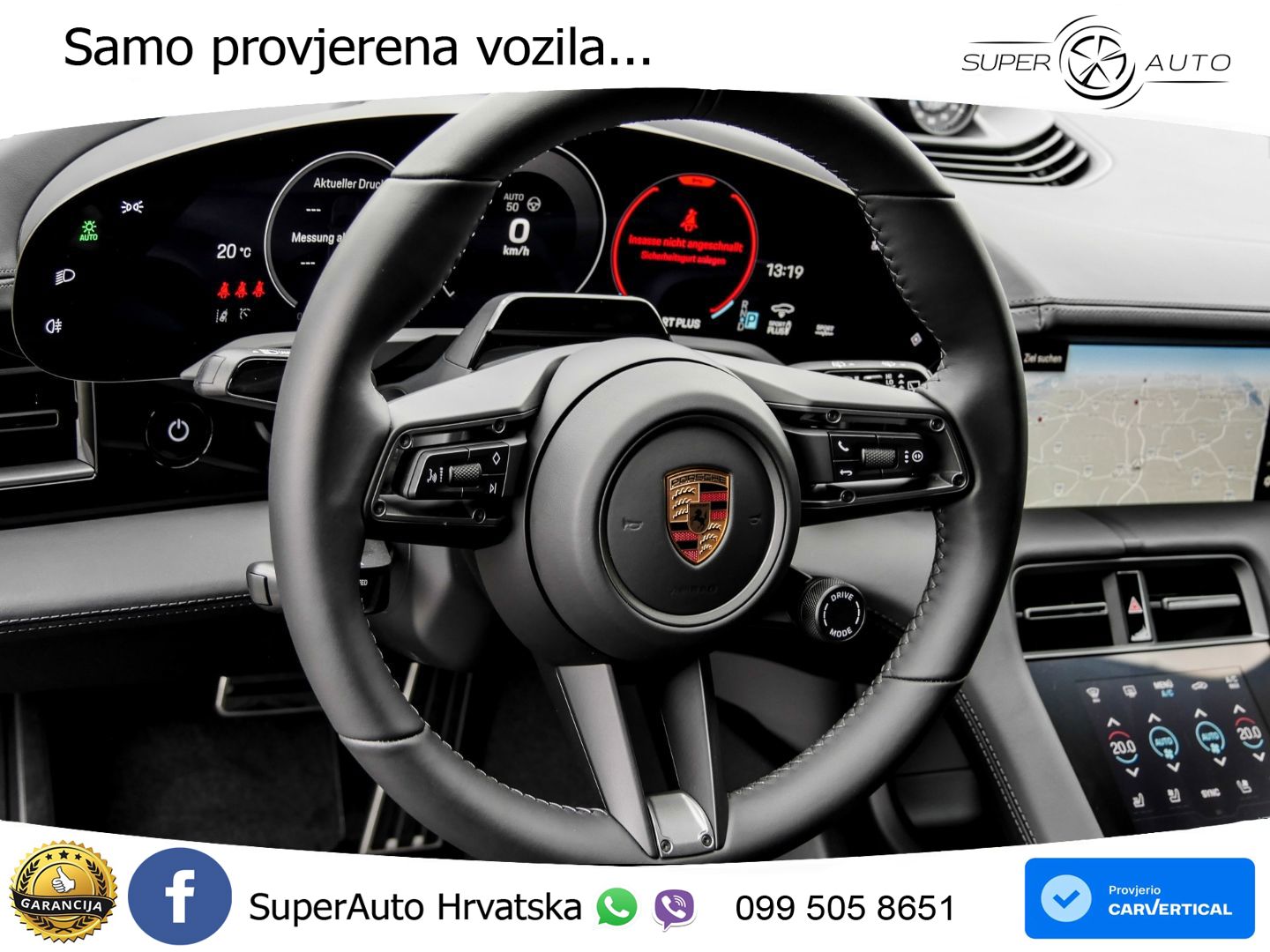 Porsche Taycan Sport Turismo 105 kWh (435 KS)