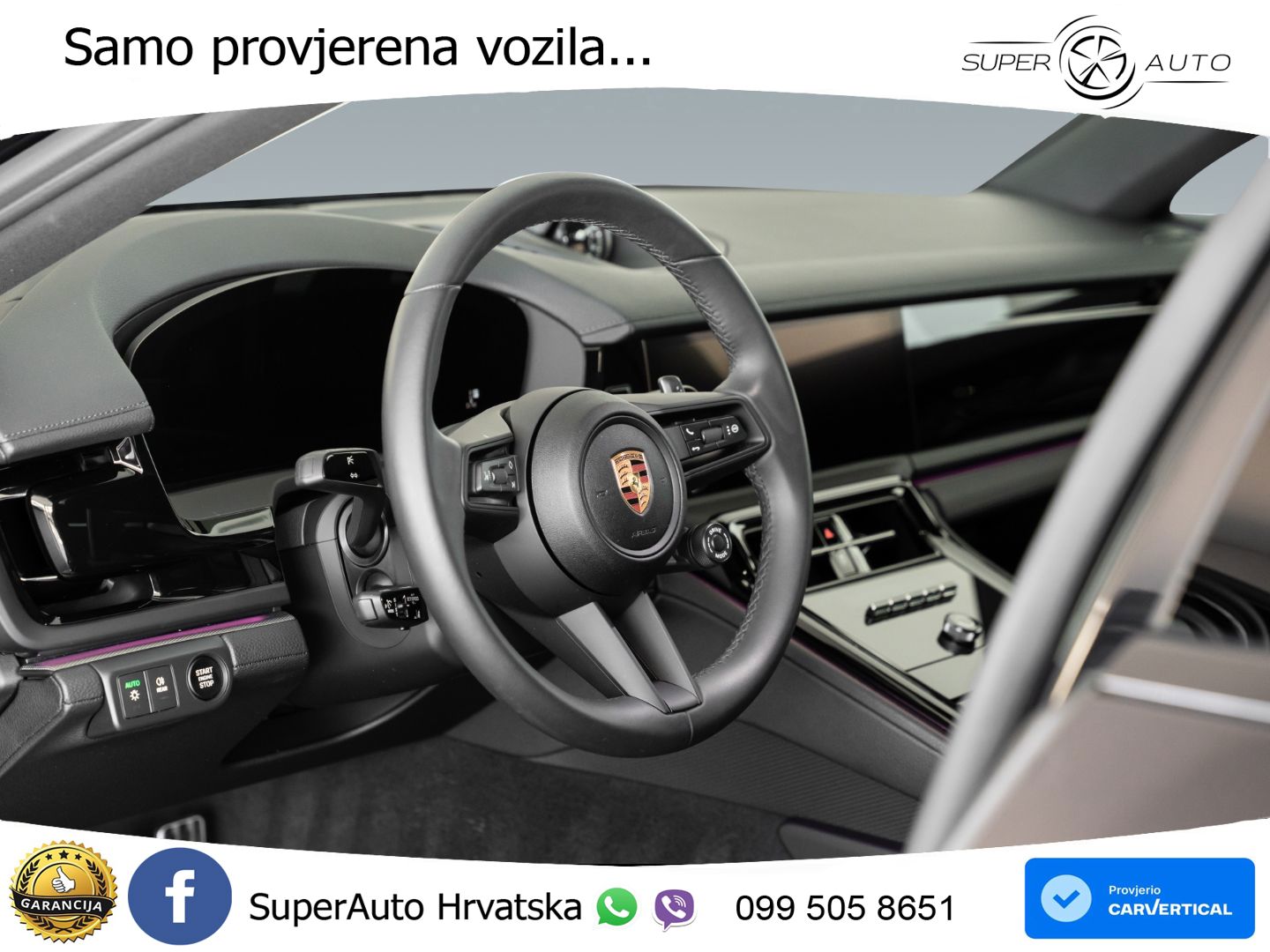 Porsche Panamera 4S 2.9 V6 (544 KS) E-Hybrid PDK ZRAČNI+ACC+GR SJED+KAM