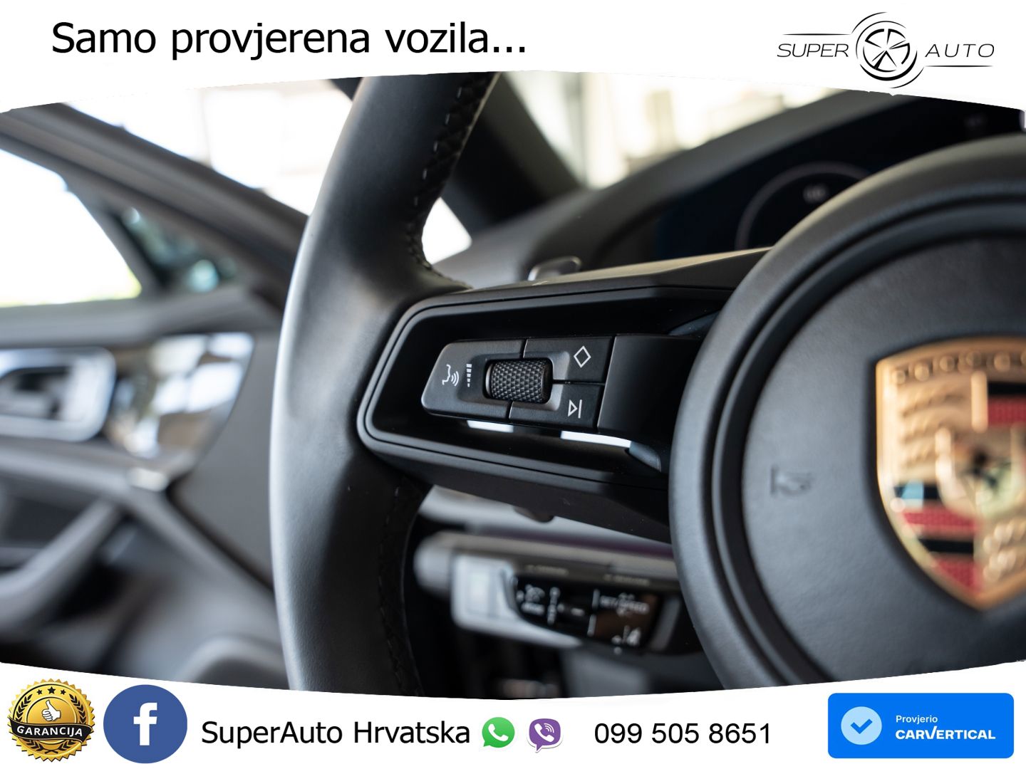 Porsche Panamera 4S 2.9 V6 (544 KS) E-Hybrid PDK ZRAČNI+ACC+GR SJED+KAM