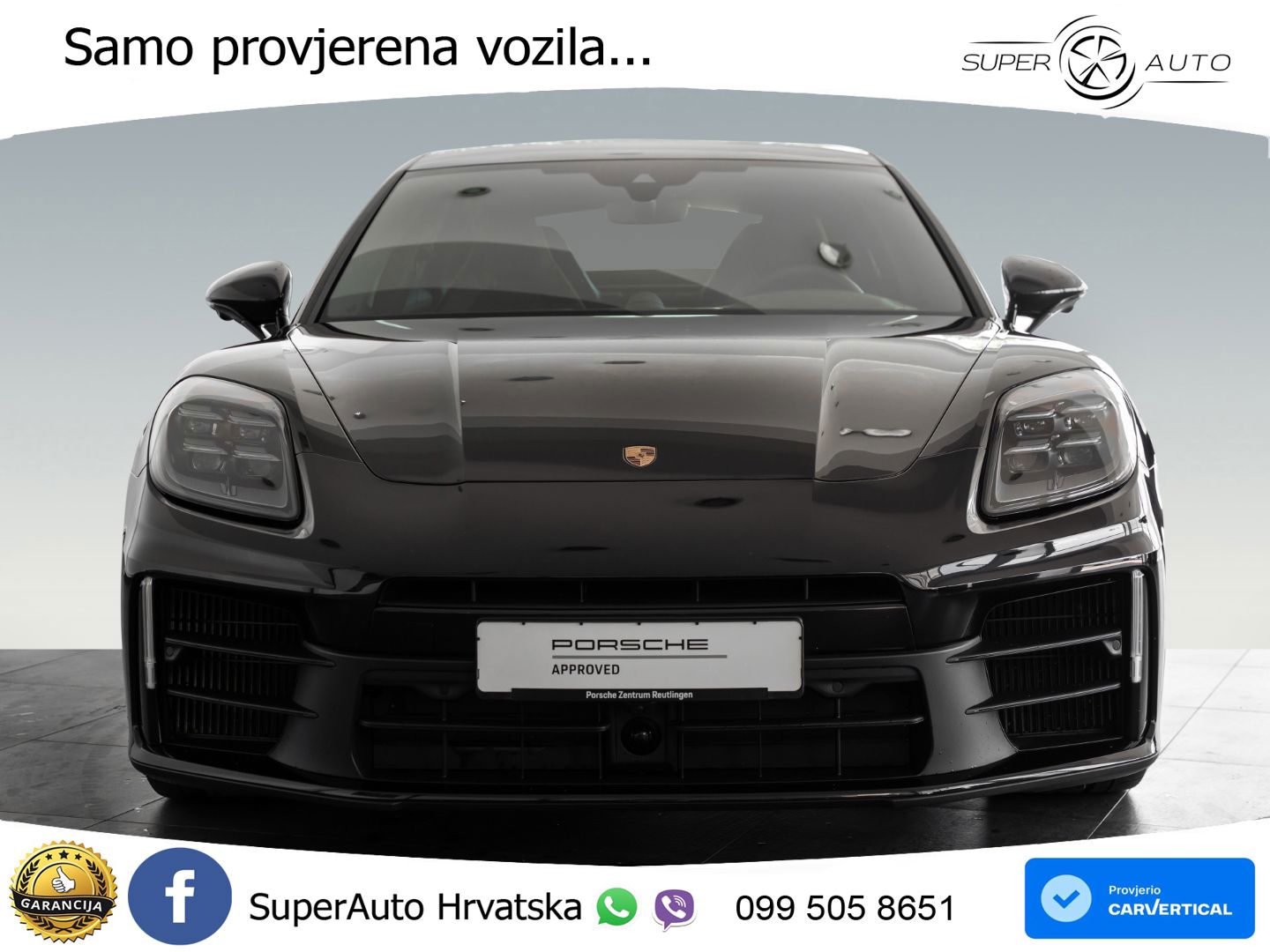 Porsche Panamera 4S 2.9 V6 (544 KS) E-Hybrid PDK ZRAČNI+ACC+GR SJED+KAM