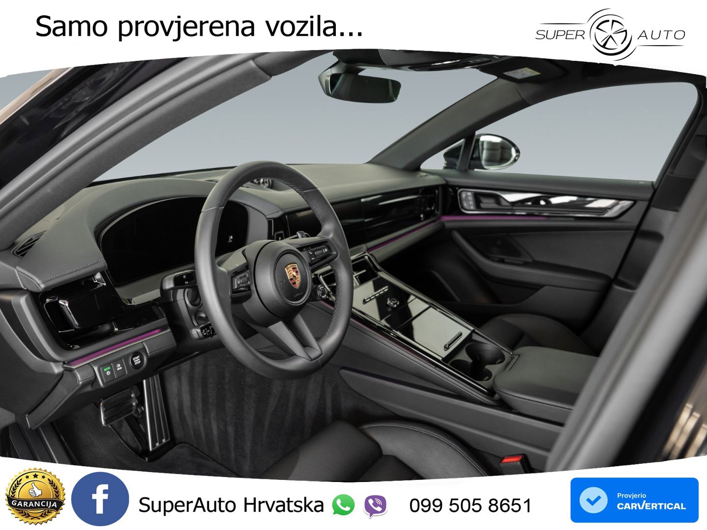 Porsche Panamera 4S 2.9 V6 (544 KS) E-Hybrid PDK ZRAČNI+ACC+GR SJED+KAM