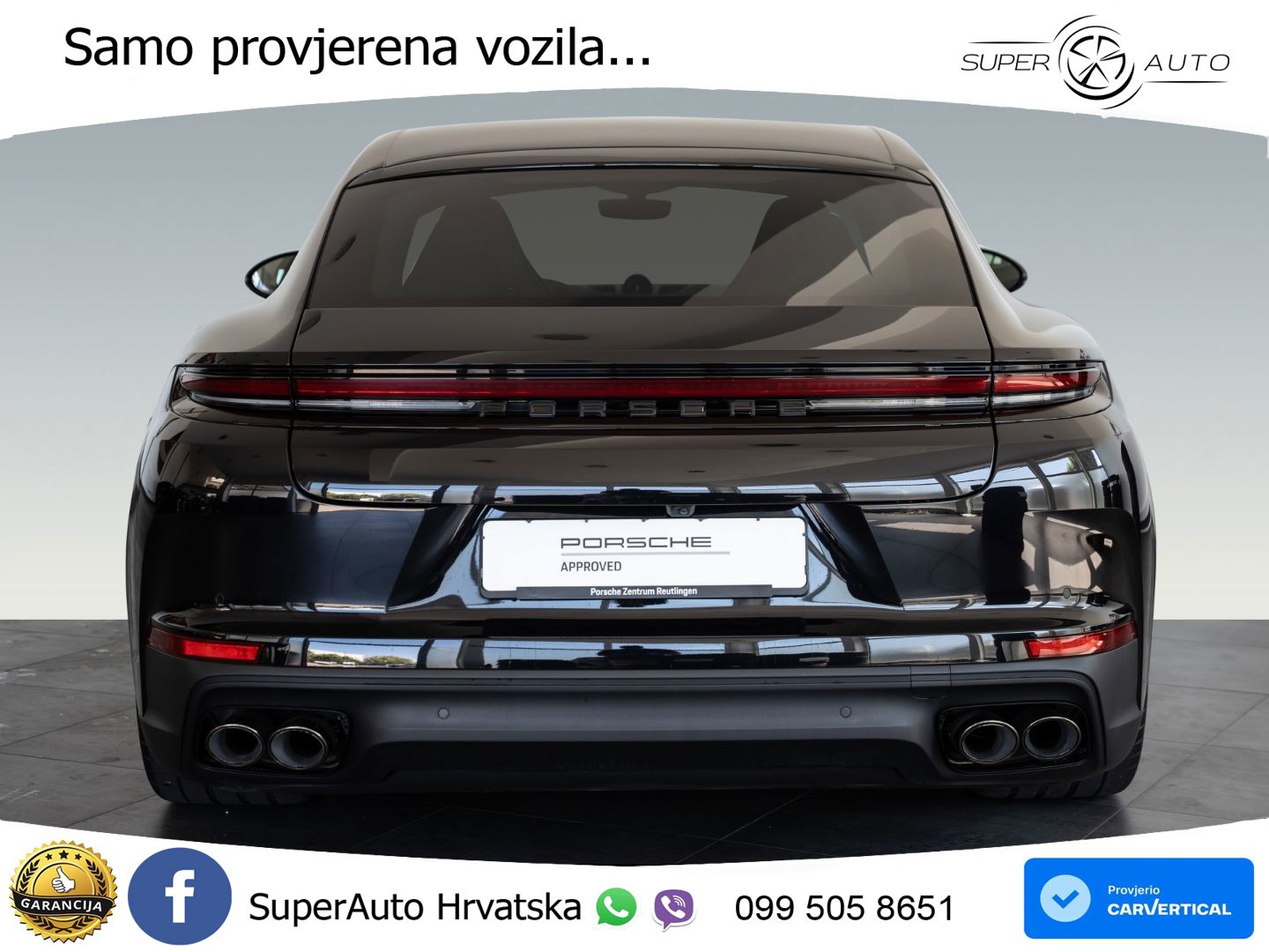 Porsche Panamera 4S 2.9 V6 (544 KS) E-Hybrid PDK ZRAČNI+ACC+GR SJED+KAM