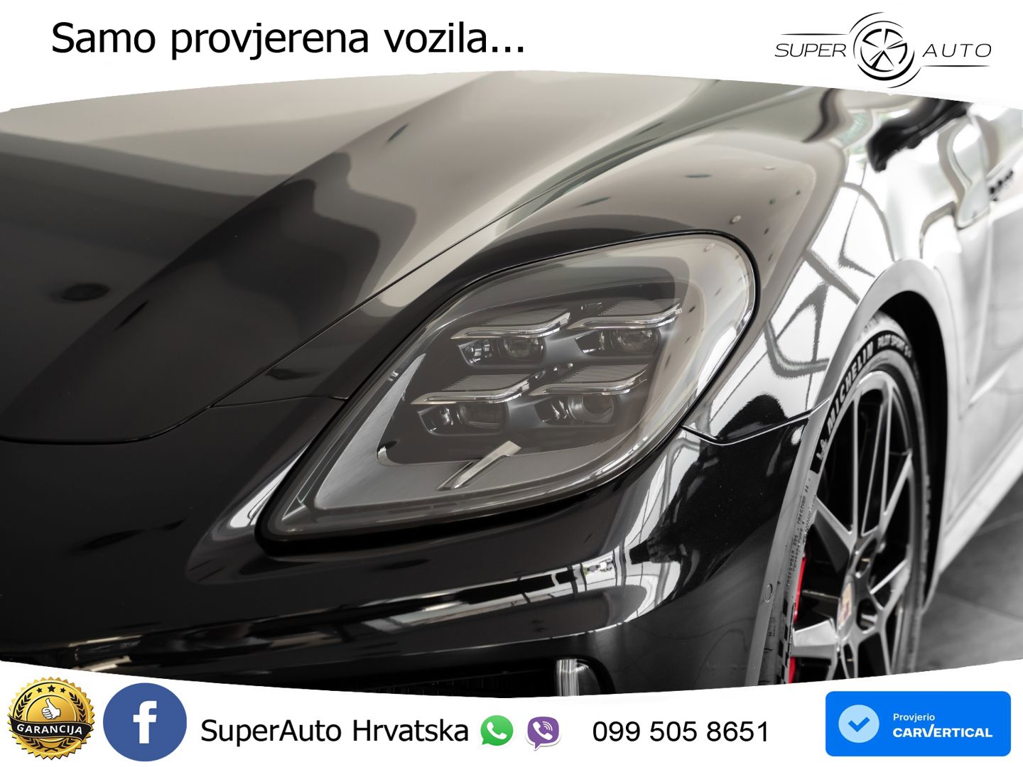Porsche Panamera 4S 2.9 V6 (544 KS) E-Hybrid PDK ZRAČNI+ACC+GR SJED+KAM