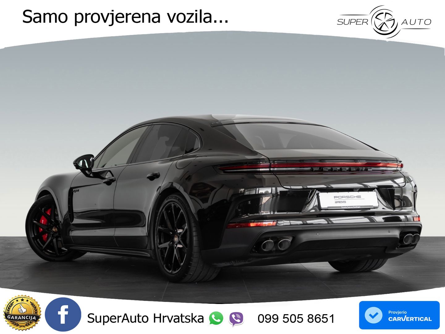 Porsche Panamera 4S 2.9 V6 (544 KS) E-Hybrid PDK ZRAČNI+ACC+GR SJED+KAM