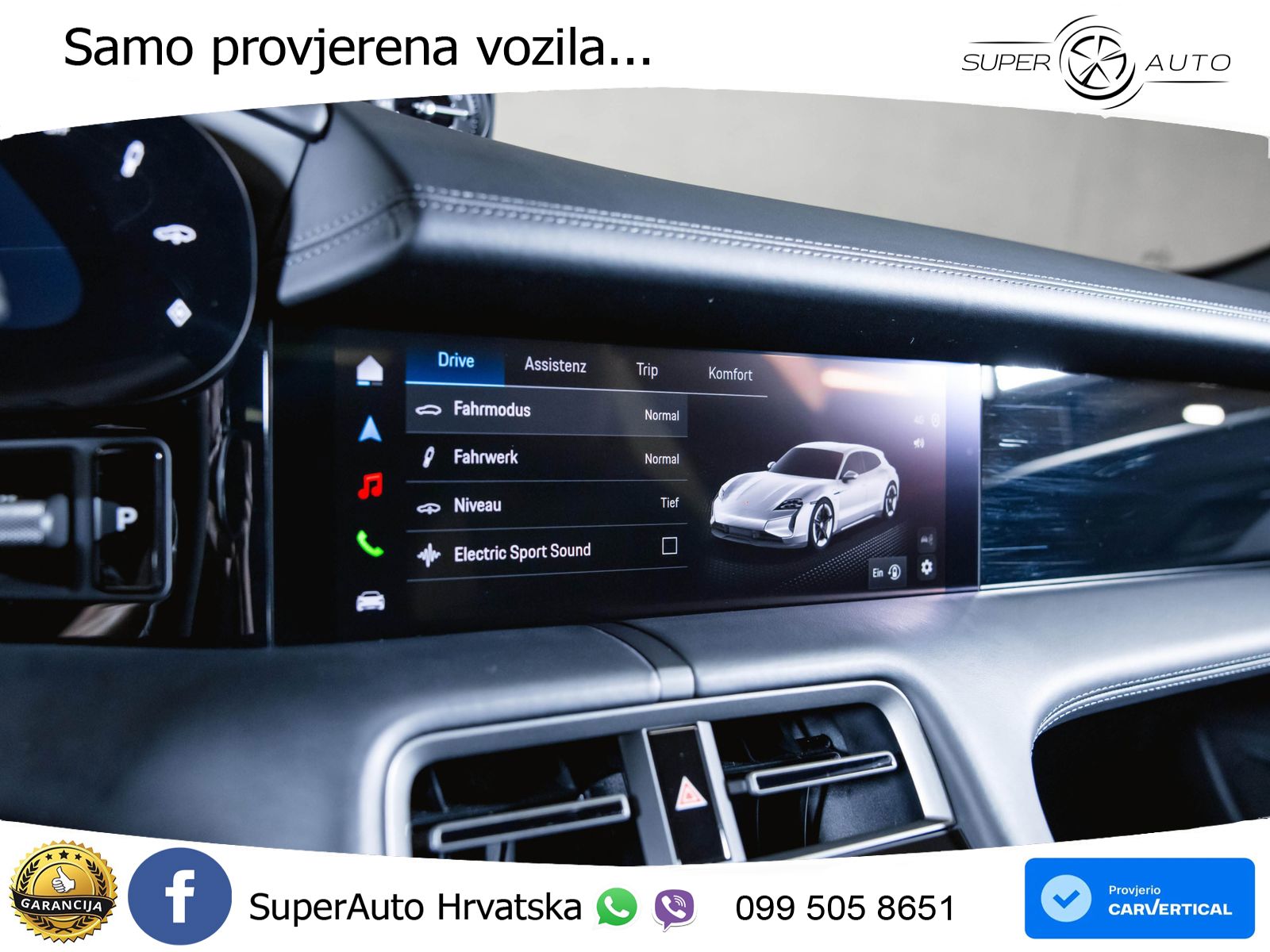 Porsche Taycan Sport Turismo 4S 105 kWh (598 KS)