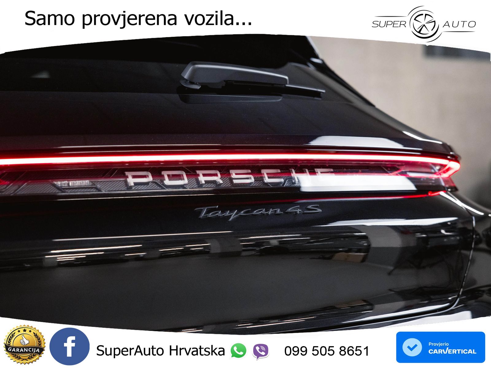 Porsche Taycan Sport Turismo 4S 105 kWh (598 KS)