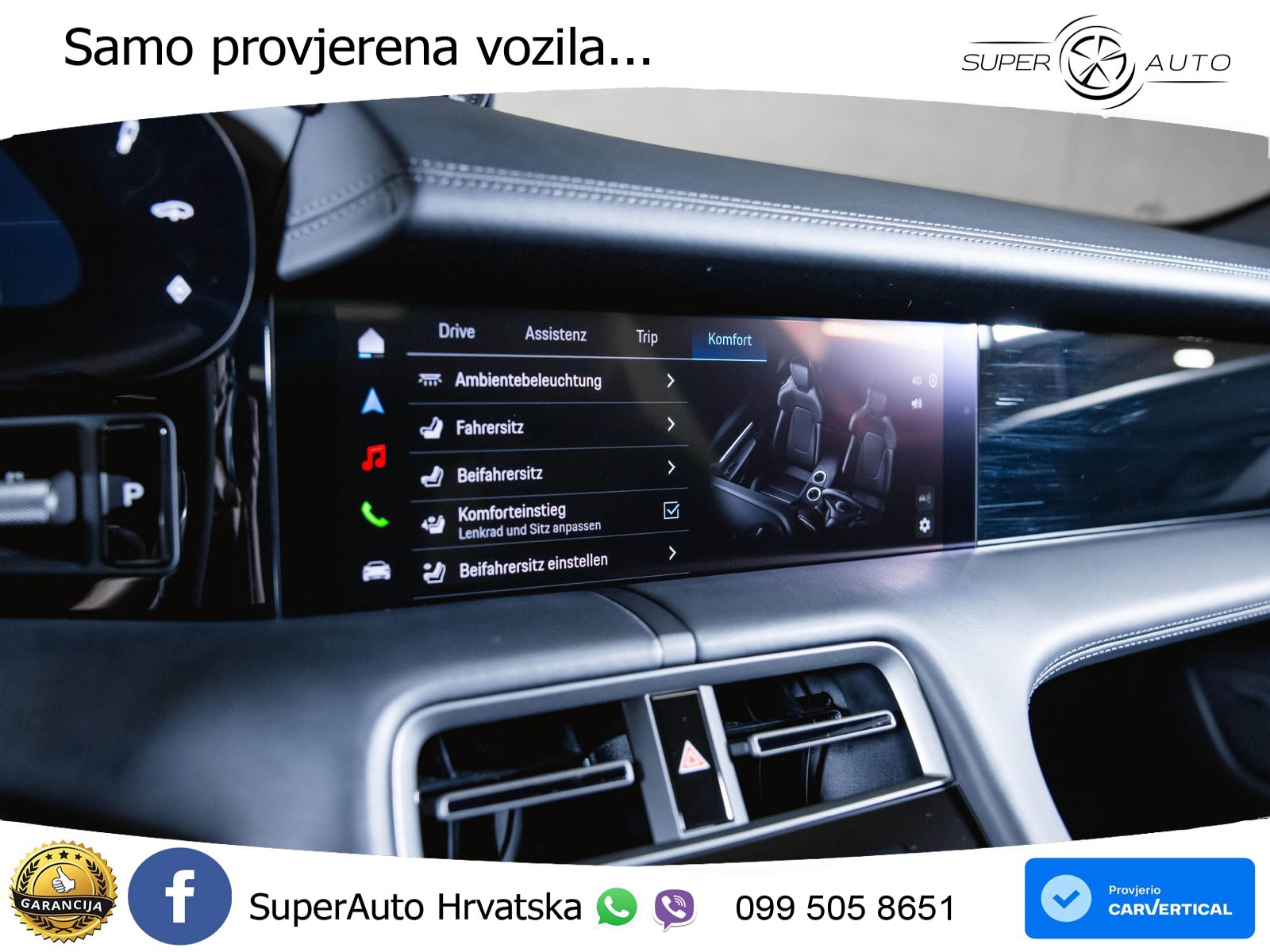 Porsche Taycan Sport Turismo 4S 105 kWh (598 KS)