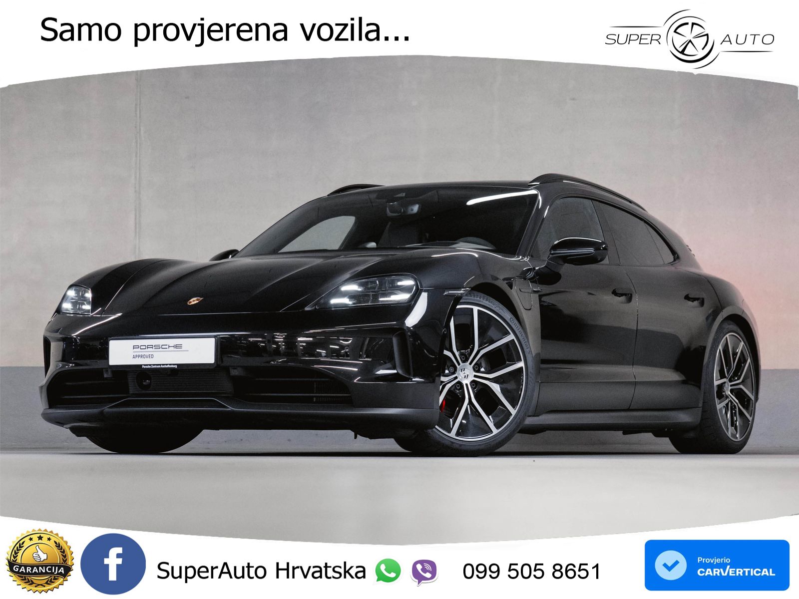 Porsche Taycan Sport Turismo 4S 105 kWh (598 KS)