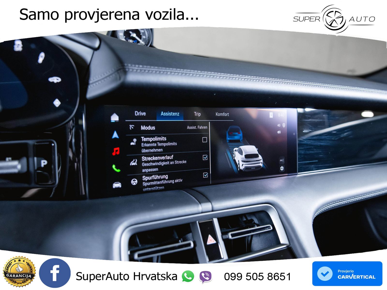 Porsche Taycan Sport Turismo 4S 105 kWh (598 KS)