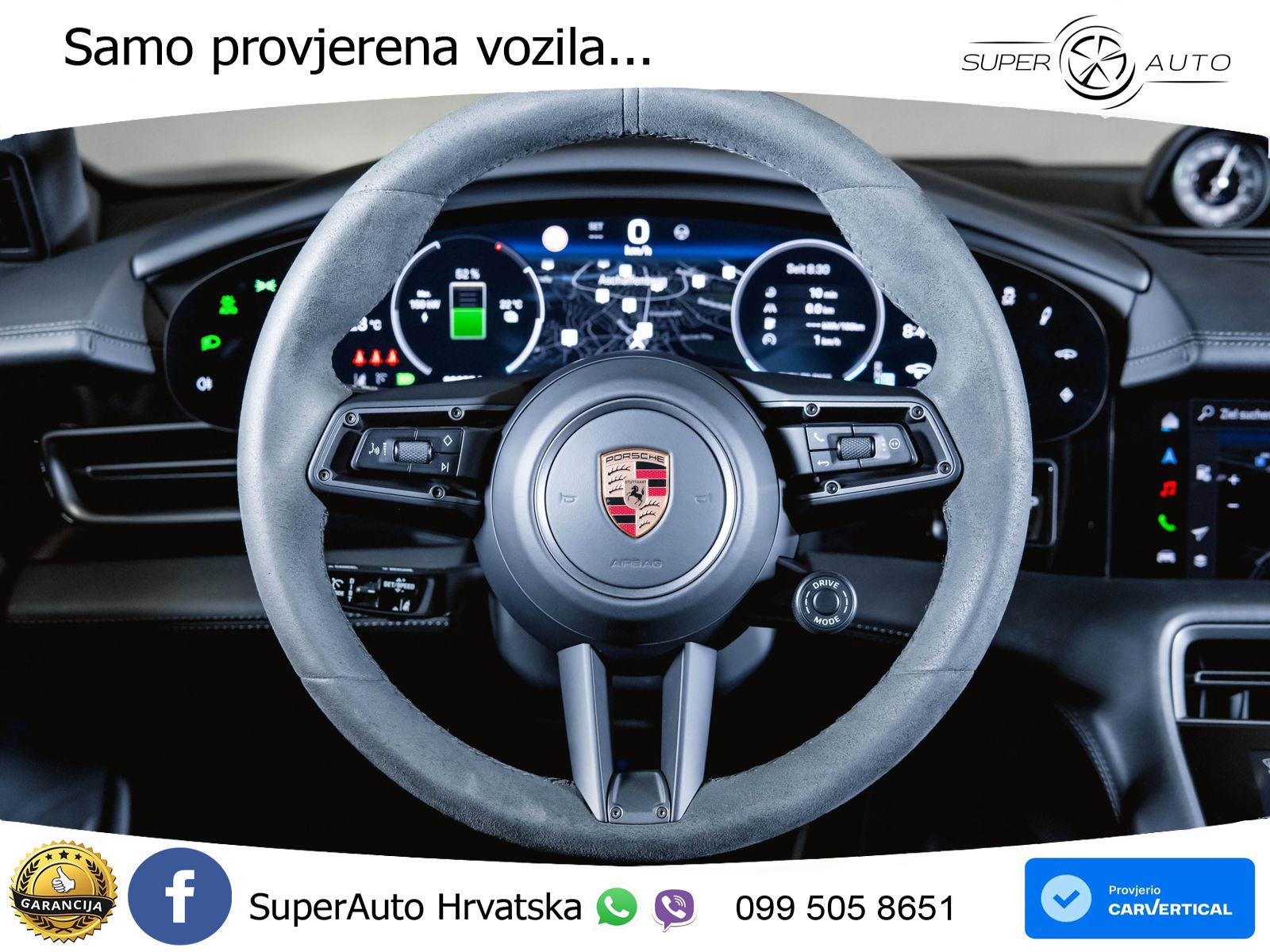 Porsche Taycan Sport Turismo 4S 105 kWh (598 KS)