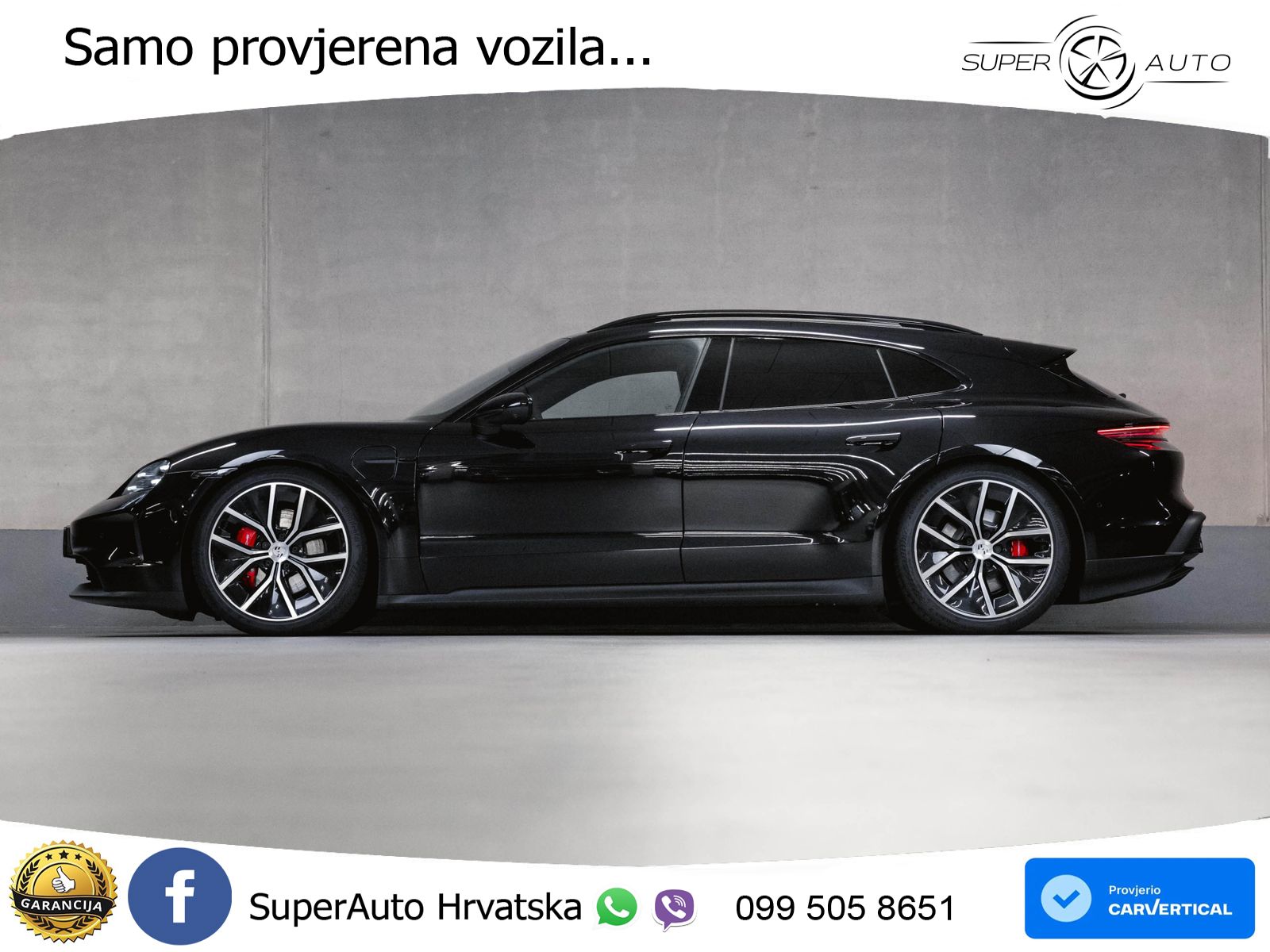Porsche Taycan Sport Turismo 4S 105 kWh (598 KS)