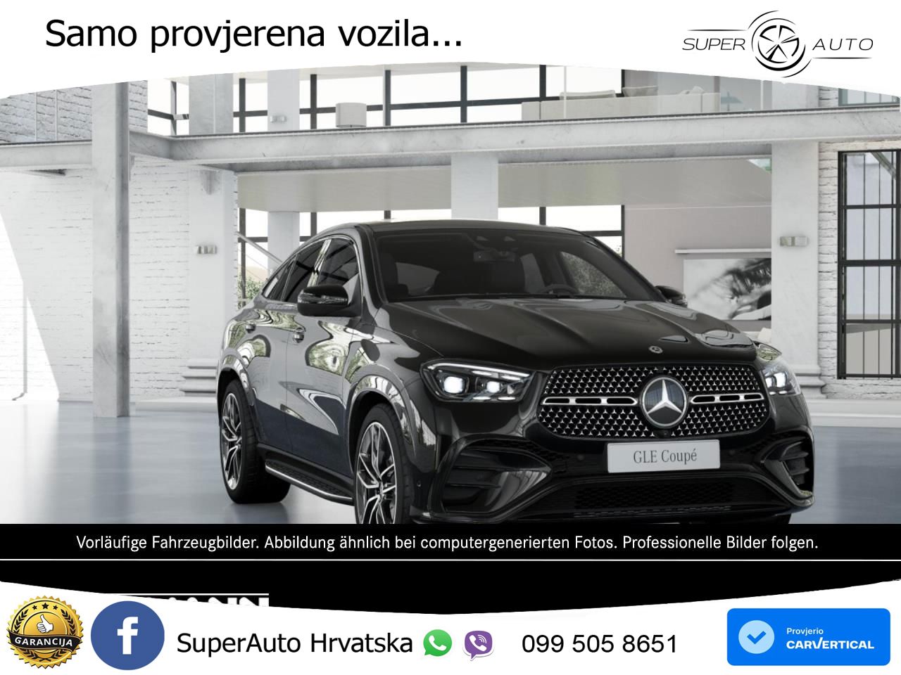 Mercedes GLE Coupe 300d (269 ks) EQ Boost 4MATIC 9G-TRONIC AMG LED+GR SJED+ACC