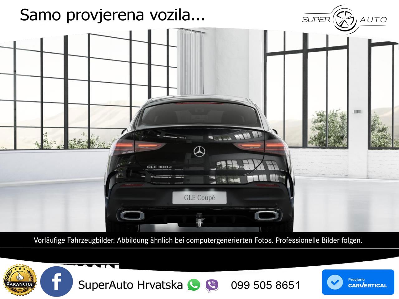 Mercedes GLE Coupe 300d (269 ks) EQ Boost 4MATIC 9G-TRONIC AMG LED+GR SJED+ACC