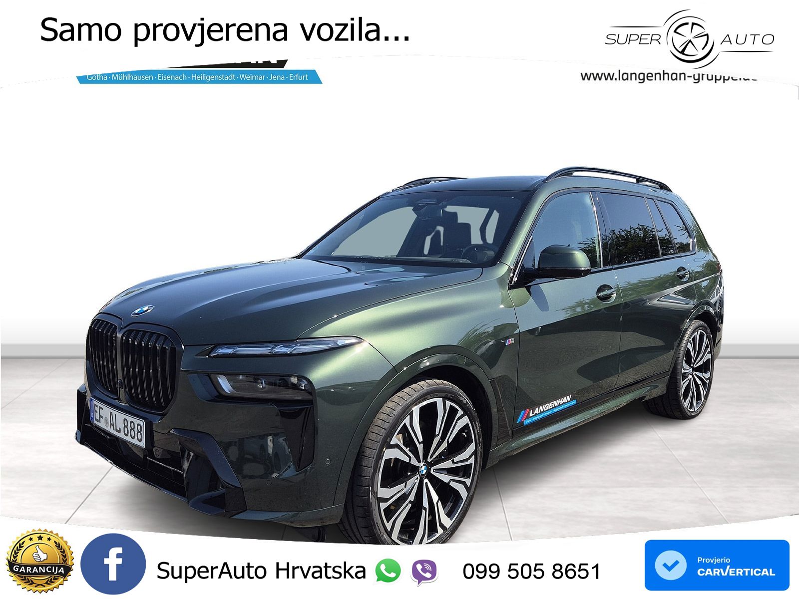 BMW X7 40d (352 KS) xDrive Steptronic LED+GR SJED+ACC