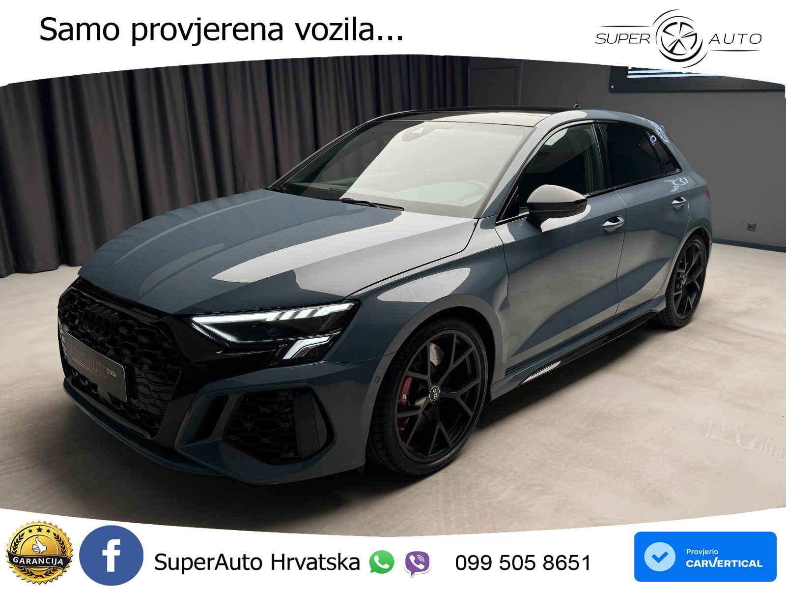 Audi RS3 Sportback 2.5 TFSI (400 KS) quattro S tronic LED+GR SJED+ACC