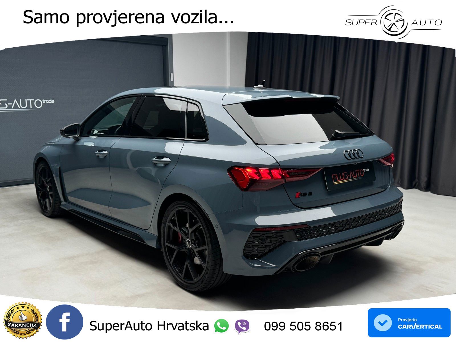 Audi RS3 Sportback 2.5 TFSI (400 KS) quattro S tronic LED+GR SJED+ACC