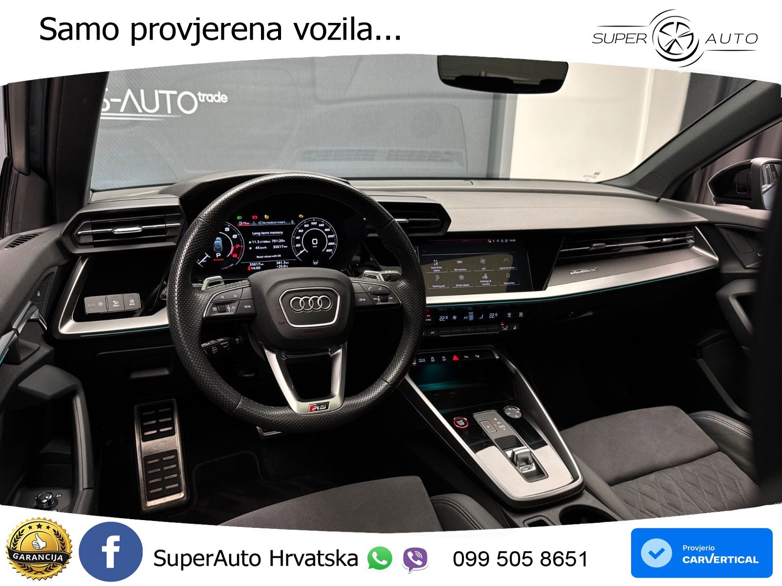 Audi RS3 Sportback 2.5 TFSI (400 KS) quattro S tronic LED+GR SJED+ACC