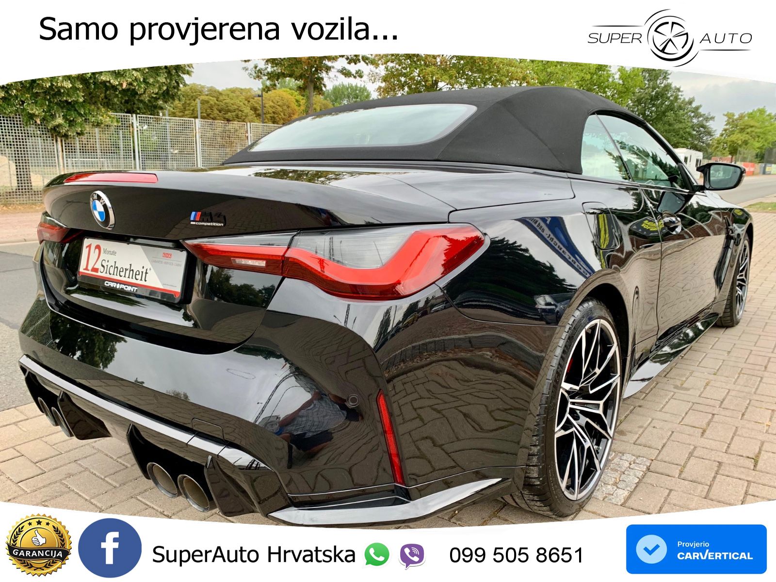 BMW M4 Convertible Competition 3.0 (510 KS) xDrive Steptronic LED+GR SJED+ACC