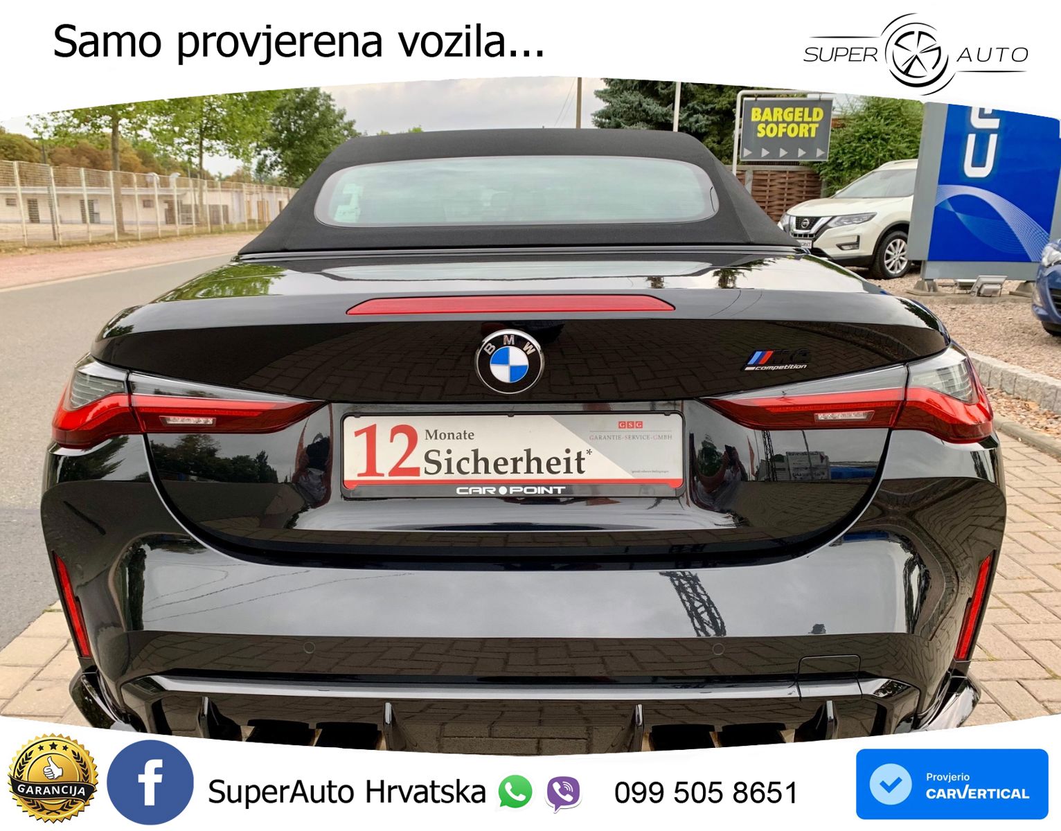 BMW M4 Convertible Competition 3.0 (510 KS) xDrive Steptronic LED+GR SJED+ACC