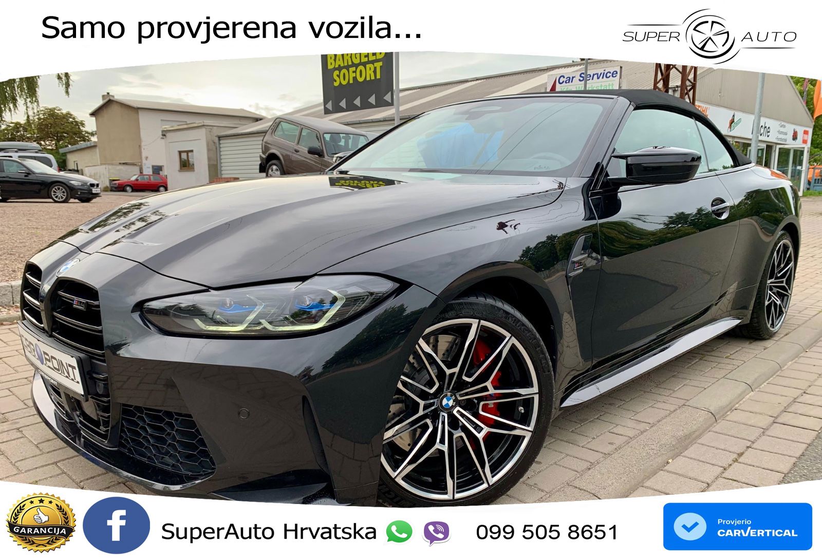 BMW M4 Convertible Competition 3.0 (510 KS) xDrive Steptronic LED+GR SJED+ACC