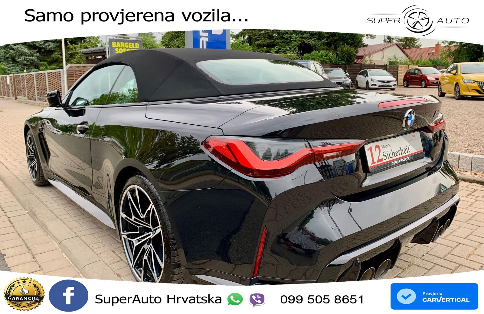 BMW M4 Convertible Competition 3.0 (510 KS) xDrive Steptronic LED+GR SJED+ACC