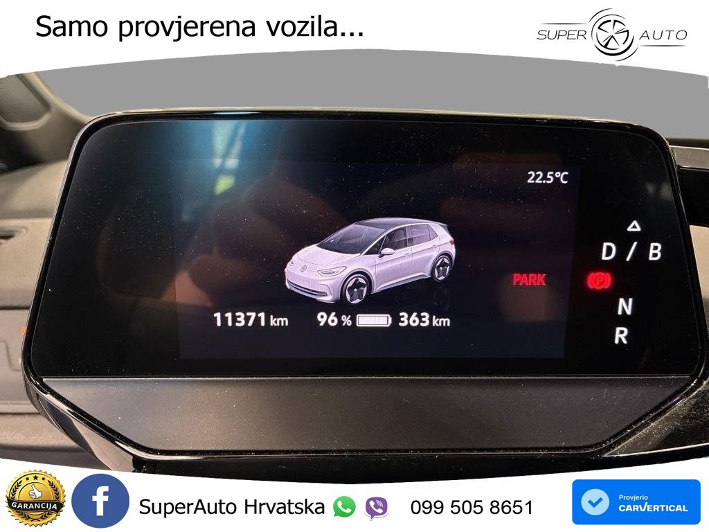 Volkswagen ID.3 Pro 62 kWh (204 KS) LED+ACC
