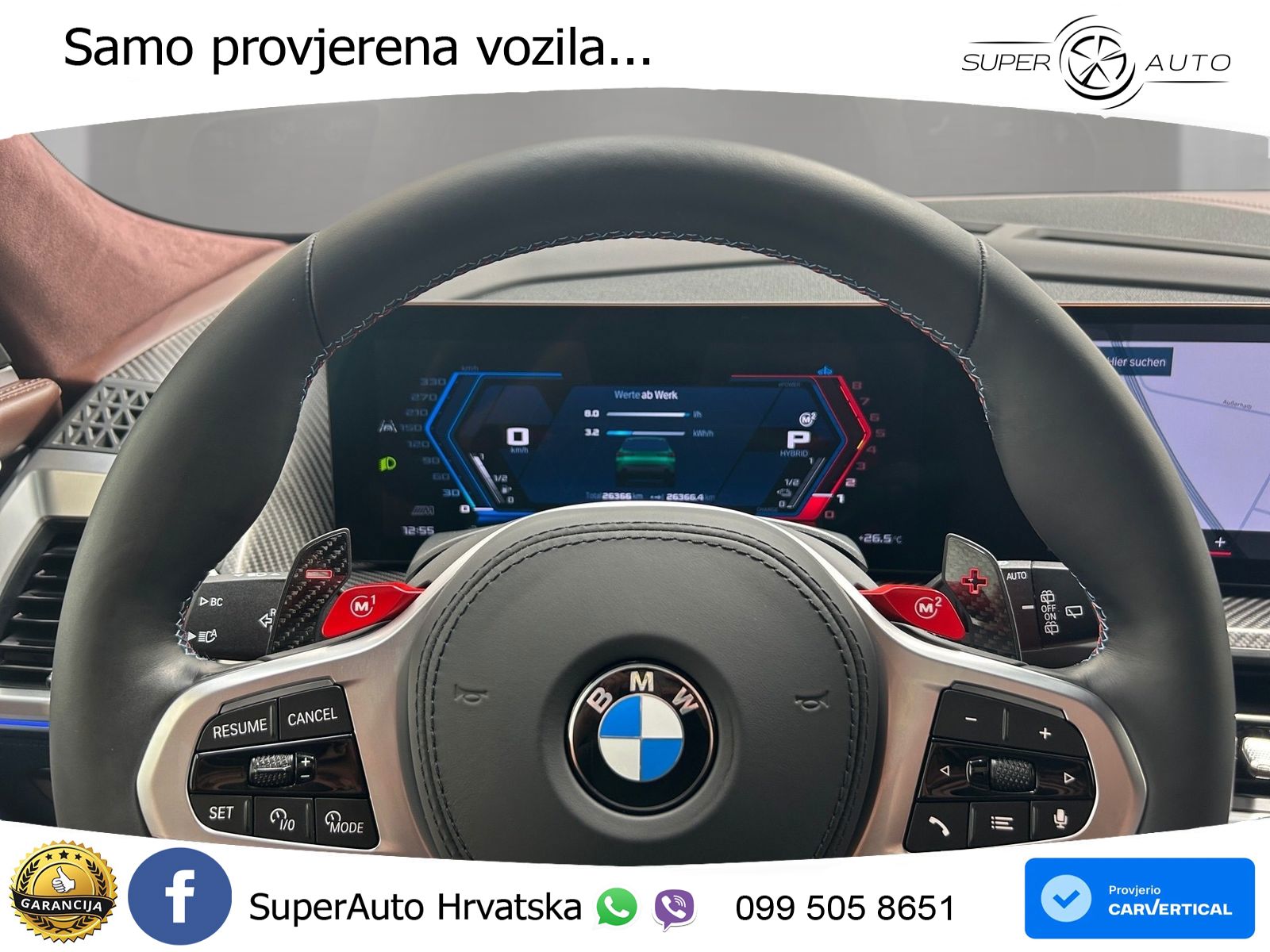 BMW XM 50e (476 KS) M xDrive M Steptronic LED+GR SJED+ACC