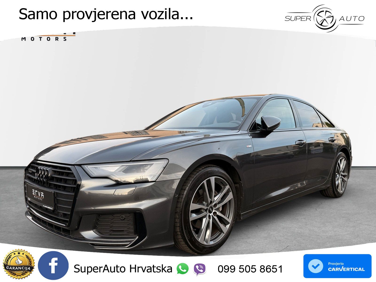 Audi A6 40 TDI quattro S tronic S line 204 KS LED+GR SJED+ACC
