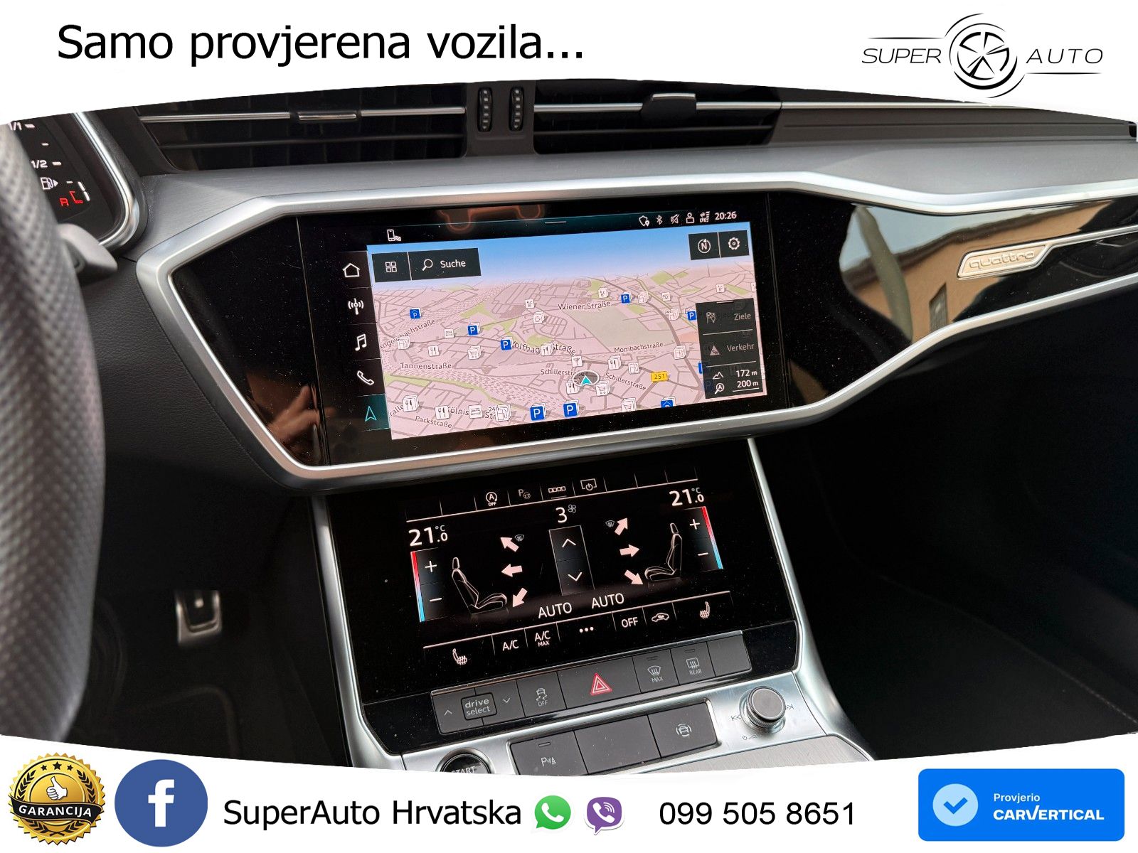 Audi A6 40 TDI quattro S tronic S line 204 KS LED+GR SJED+ACC