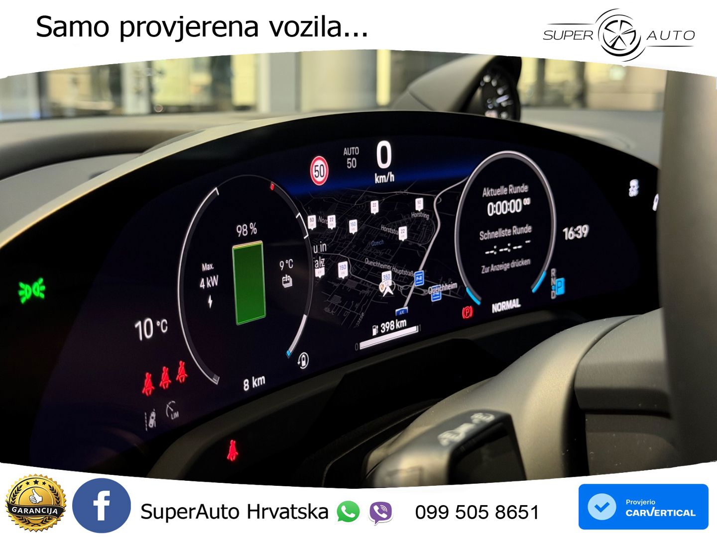 Porsche Taycan Sport Turismo 105 kWh (435 KS)