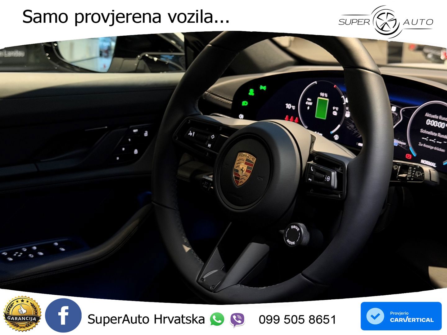 Porsche Taycan Sport Turismo 105 kWh (435 KS)