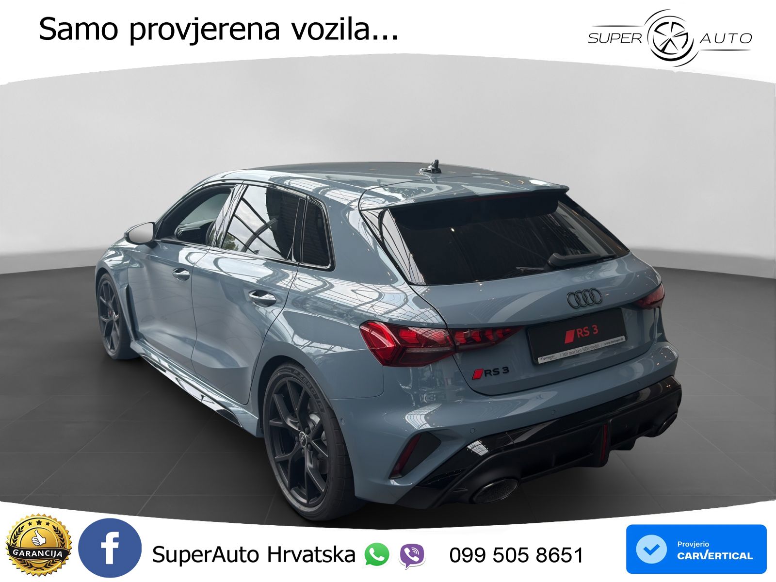 Audi RS3 Sedan 2.5 TFSI (400 KS) quattro S tronic LED+GR SJED+ACC