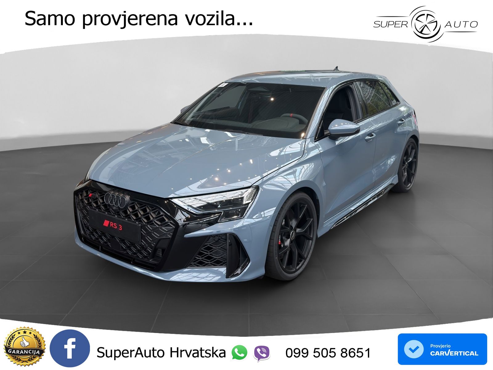 Audi RS3 Sedan 2.5 TFSI (400 KS) quattro S tronic LED+GR SJED+ACC