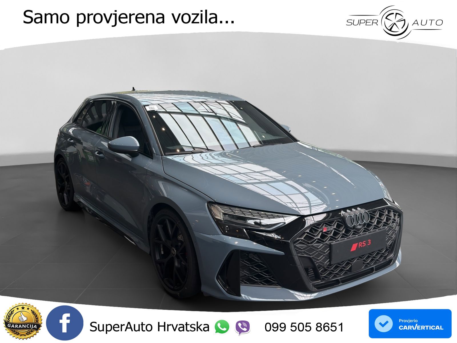 Audi RS3 Sedan 2.5 TFSI (400 KS) quattro S tronic LED+GR SJED+ACC