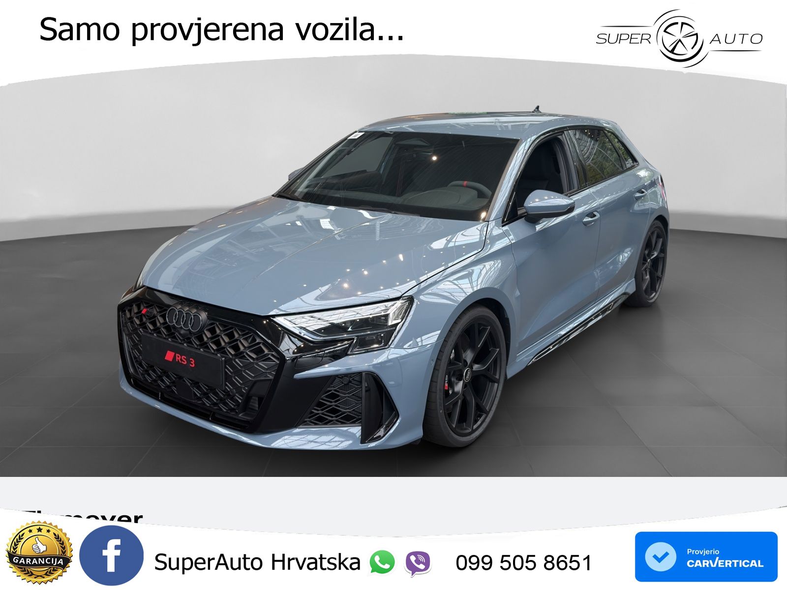 Audi RS3 Sedan 2.5 TFSI (400 KS) quattro S tronic LED+GR SJED+ACC