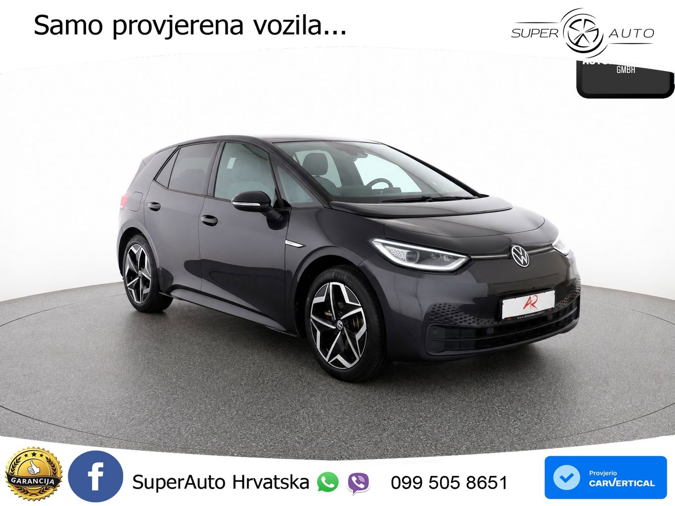 Volkswagen ID.3 Pro Performance 62 kWh (204 KS) LED+GR SJED+ACC