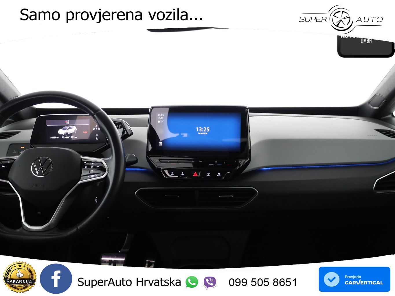 Volkswagen ID.3 Pro Performance 62 kWh (204 KS) LED+GR SJED+ACC