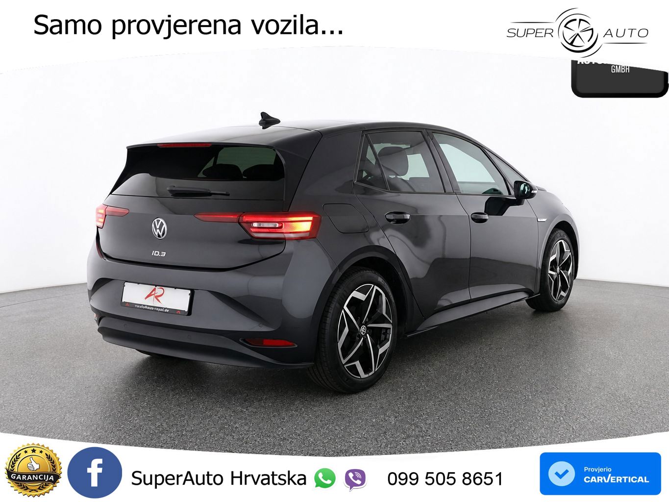 Volkswagen ID.3 Pro Performance 62 kWh (204 KS) LED+GR SJED+ACC