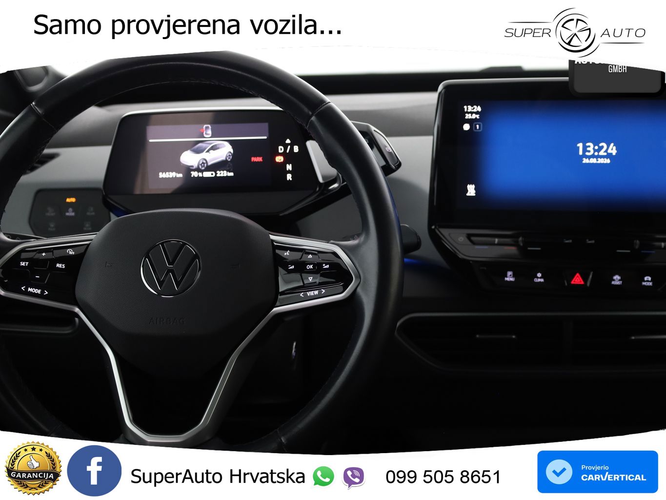 Volkswagen ID.3 Pro Performance 62 kWh (204 KS) LED+GR SJED+ACC