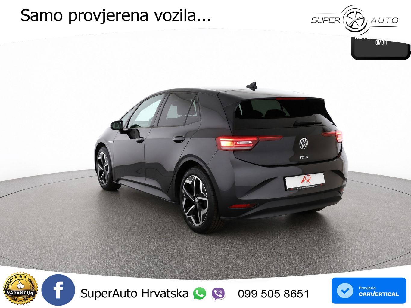 Volkswagen ID.3 Pro Performance 62 kWh (204 KS) LED+GR SJED+ACC