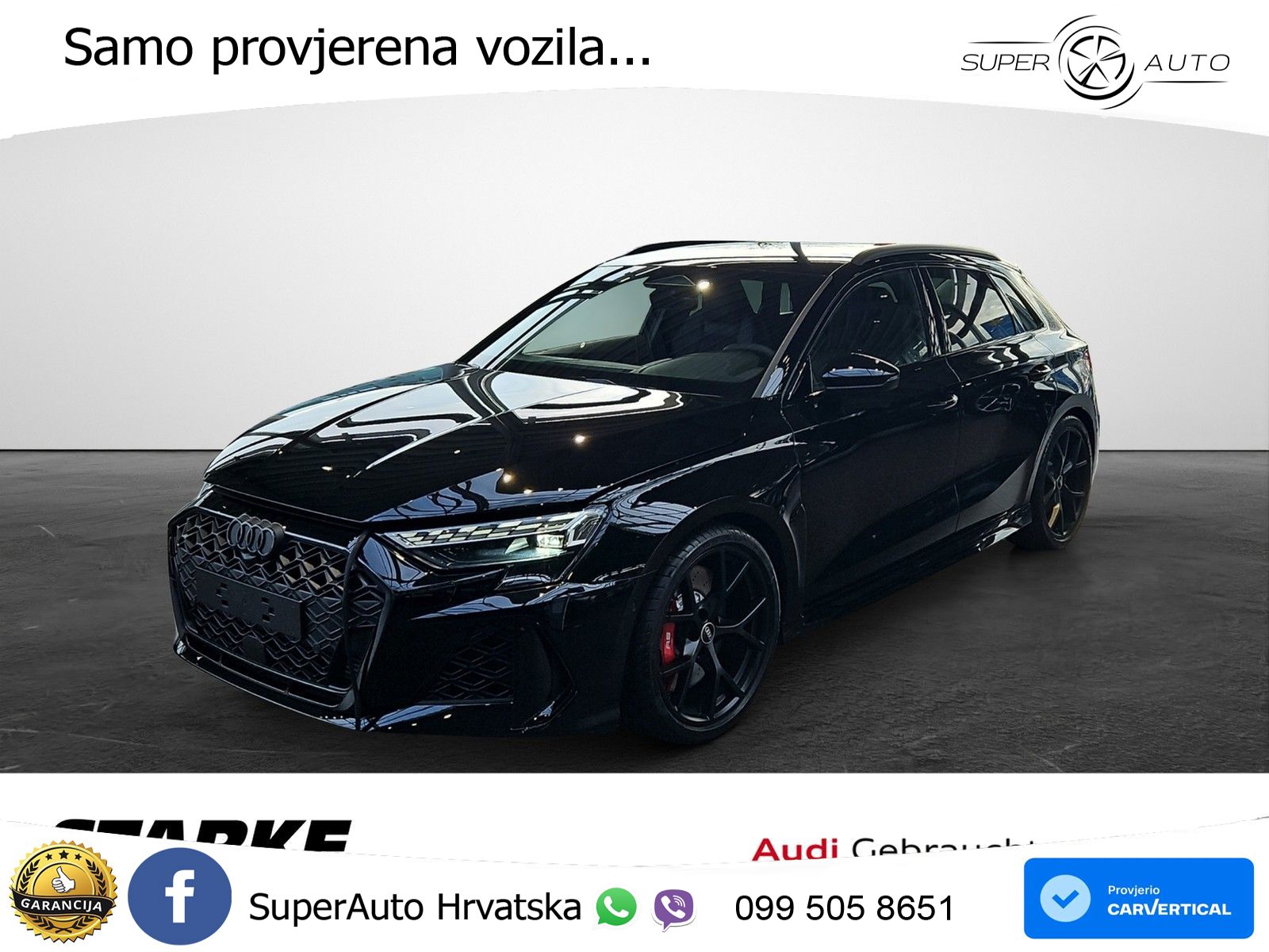 Audi RS3 Sedan 2.5 TFSI (400 KS) quattro S tronic LED+GR SJED+ACC