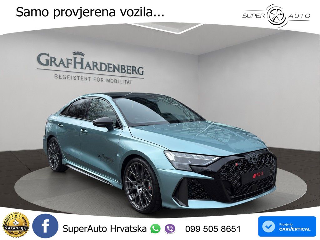 Audi RS3 Sedan 2.5 TFSI (400 KS) quattro S tronic LED+GR SJED+ACC