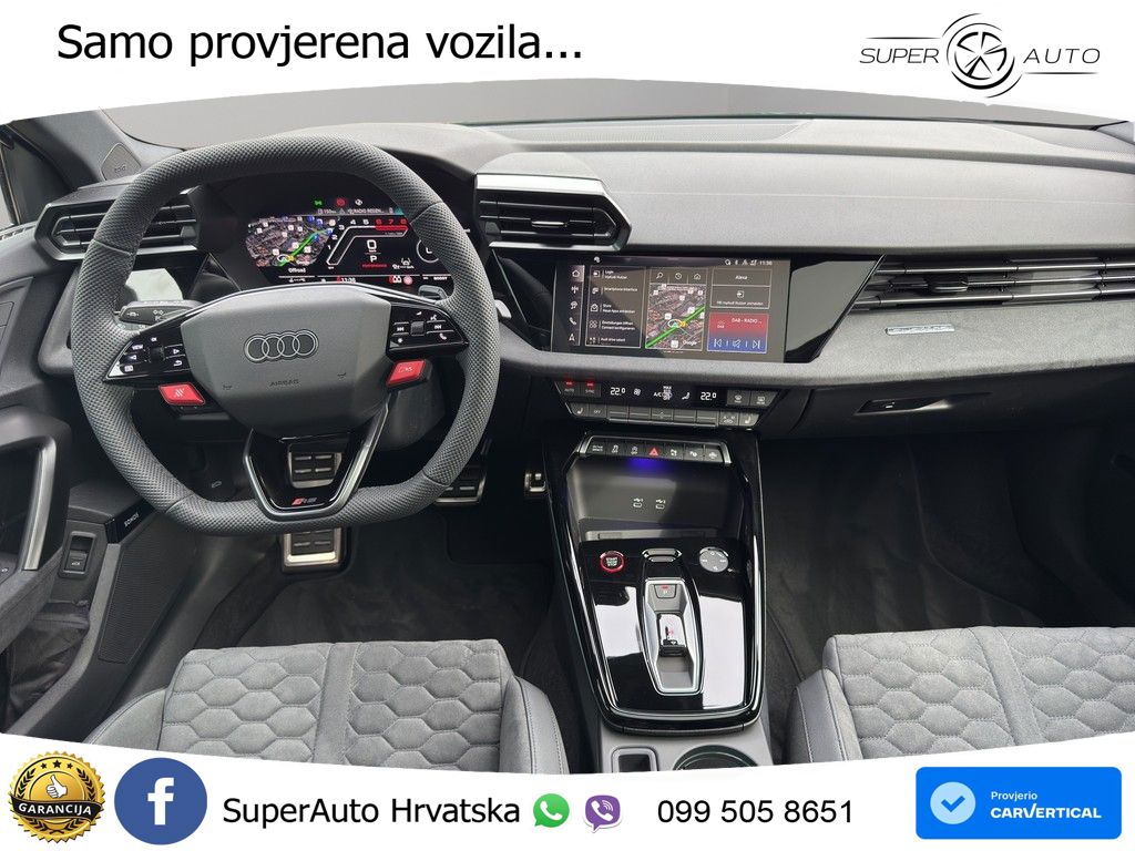 Audi RS3 Sedan 2.5 TFSI (400 KS) quattro S tronic LED+GR SJED+ACC