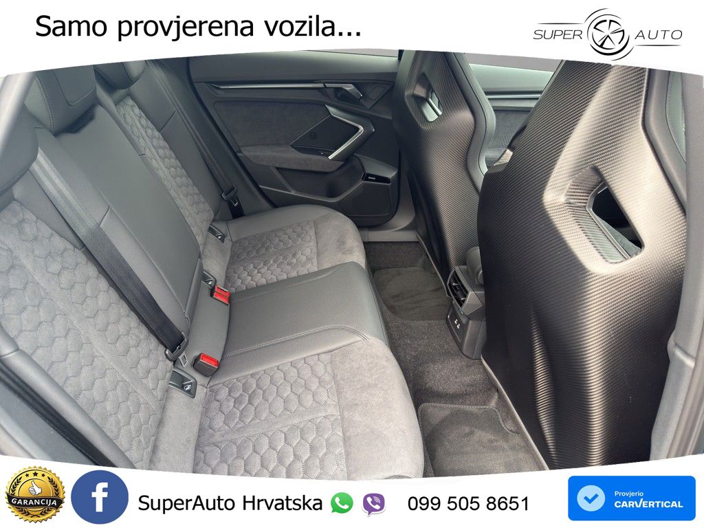 Audi RS3 Sedan 2.5 TFSI (400 KS) quattro S tronic LED+GR SJED+ACC