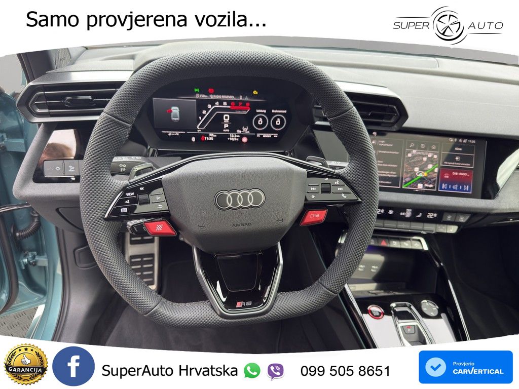 Audi RS3 Sedan 2.5 TFSI (400 KS) quattro S tronic LED+GR SJED+ACC