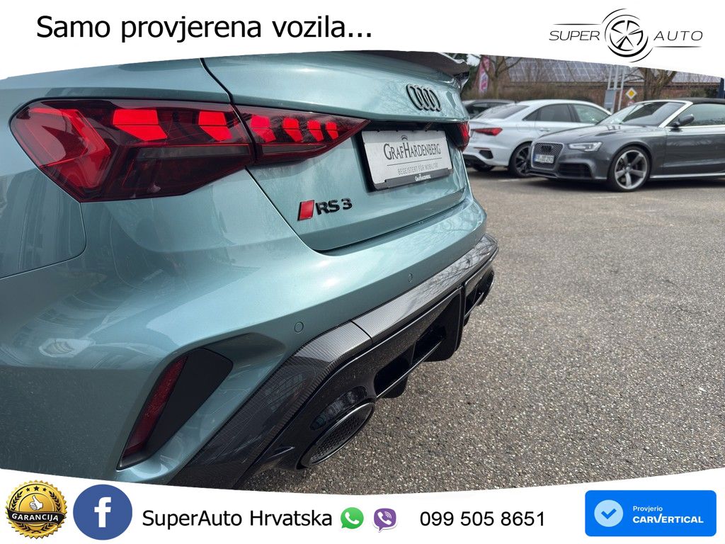 Audi RS3 Sedan 2.5 TFSI (400 KS) quattro S tronic LED+GR SJED+ACC